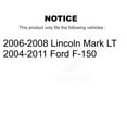 thumbnail image 2 of TEC Rear Ceramic Disc Brake Pads TEC-1012 for Car Ford F-150 Lincoln Mark LT, 2 of 10