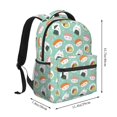 thumbnail image 2 of Honeii Kawaii Sushi Print Backpack for Both Men and Women, Basic Bookbag for College, Work, or Travel,Rucksack Computer Bag-One Size, 2 of 5