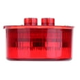 thumbnail image 4 of Car Marker Light Truck Side Marker Lamp Universal&nbsp;2Pack 2"Red 9LED Round Tail Lamp Side Marker Clearance Light Bulbs for Truck Bus Boat Trailer Pickup&nbsp;Indicator Light Side Marker Assemblies, 4 of 5