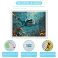 thumbnail image 6 of Diamond Art Kits for Adults, Realistic Ocean SharkDiamond Painting Kits for Beginners, Frameless Round 5D Full Drill Diamonds Art Pictures Gem Art Crafts Home Decor Gifts, 6 of 8