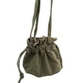 thumbnail image 1 of Women Bucket Bag Fashion Drawstring All-match Crossbody Bag Shoulder Purse, 1 of 10