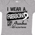 thumbnail image 4 of Inktastic Grandma Lung Cancer Ribbon Boys or Girls Baby Bodysuit, 4 of 5