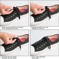 thumbnail image 5 of Shoelace Knot Clips by The Original Stretchlace | Keep Shoe Laces Tied & Secure | Shoelace Bow Clip Accessory | BLACK, 5 of 7