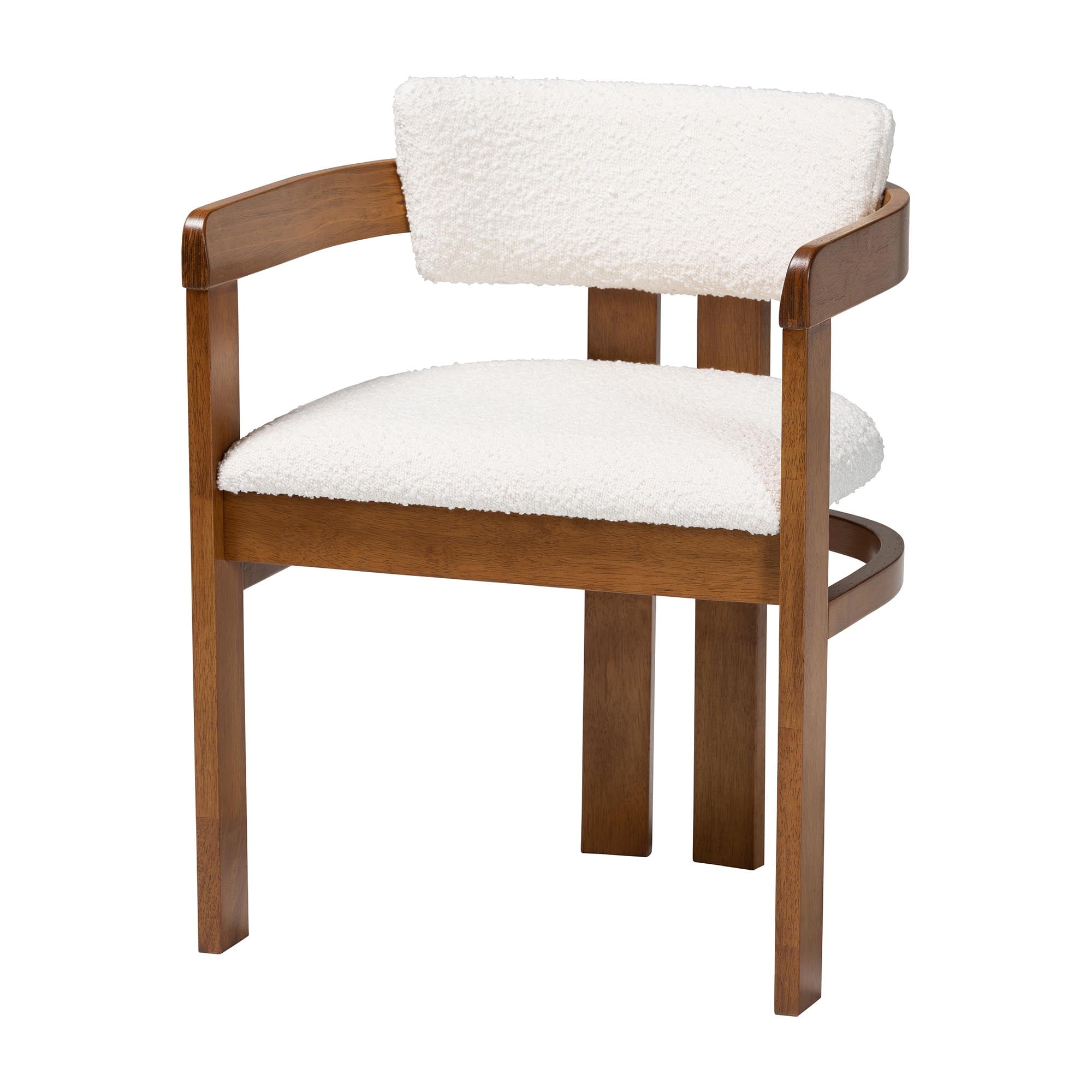 Baxton Studio Carice Modern Dining Chair, Cream