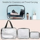 thumbnail image 1 of Neceser de Maquillaje shamjiam Bolsa de mano transparente 3 piezas, 1 of 9