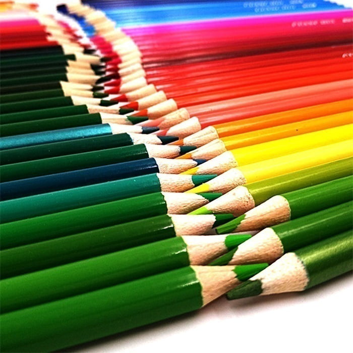 Colored Wooden Paintings, Colored Pencils Set, Pencil Art Supplies