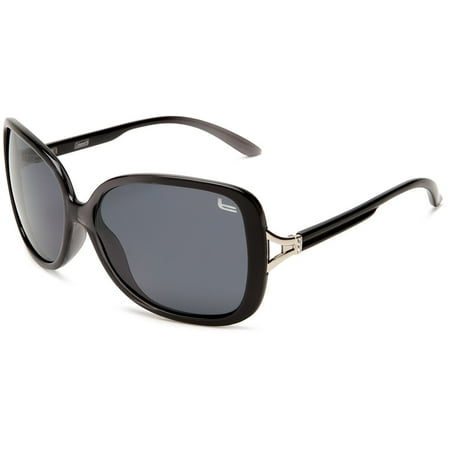 Vintage Oversized Fashion Sunglasses Women's Fashion Polarized Sunglasses, Oversized and Vintage Style by Coleman - Black - ()