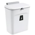 thumbnail image 2 of 100Fens Kitchen Compost Rubbish Bin for Counter Top or Under Sink, Hanging Small Trash Can with Lid for Cupboard/Bathroom/Bedroom/Office/Camping, Mountable Indoor Rubbish Bin, 2 of 2