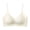 White, variant on Women's Bra Wireless Bralette with Adjustable Spaghetti Straps Comfortable Breathable Everyday Bras