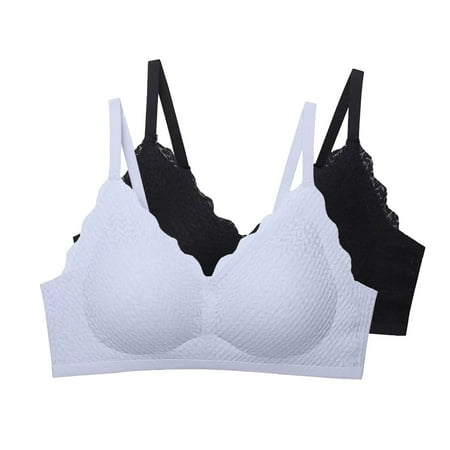 HYSYSB Sports Bras for Women balconette Bras for Women bras for Women seamless Bra high Support Bras for Strap Full Coverage Up Bras No Underwire Wireless Bras bralettes for Women Dark Blue XL