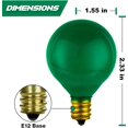 thumbnail image 3 of shiyou-G40 Incandescent Bulb Red and Green 25 Pack, 3 of 4