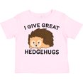 thumbnail image 3 of Inktastic I Give Great Hedgehugs with Cute Hedgehog Boys or Girls Toddler T-Shirt, 3 of 5