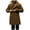 Khaki, variant on Fmbrln Mens Trench Coat Double Breasted Notched Collar Pea Coats Windbreaker Jackets Soft Comfy Overcoat Winter Warm Trench Coat Khaki XS