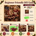 thumbnail image 2 of CHJK DIY Christmas Pearl Diamond Painting Art Kit with Frame, 8x8Inch Home Wall Decor Art Craft Kit, Handmade Home Decoration Gift for Friend Family, D, 2 of 6