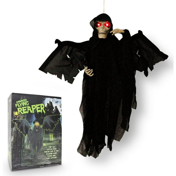 Flying Ghost Hanging Floating Skeleton Ghost Halloween Decoration Shaking Ghost Dazzling Toys