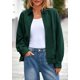 thumbnail image 2 of Abrigo PRETTYGARDEN Chaqueta Bomber Oversize de Ante Sintético Verde Oscuro M, 2 of 8
