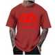 thumbnail image 1 of Blusas y camisas de manga corta y cuello redondo para hombre. Blusas/camisetas de manga corta con cuello redondo y estampado de Halloween para hombre. Blusa para hombre., 1 of 4