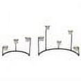 thumbnail image 2 of Set of 2 Black and Clear Multi-Level Votive Candle Holder Stands 12", 2 of 2
