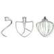 thumbnail image 1 of Juego de accesorios KitchenAid de acero inoxidable para batidoras de pie, 1 of 4