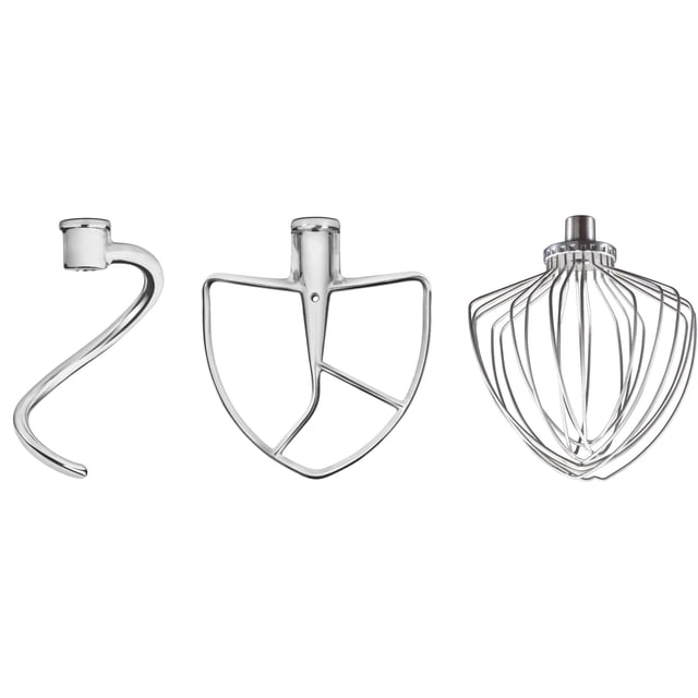 Juego de accesorios KitchenAid de acero inoxidable para batidoras de pie