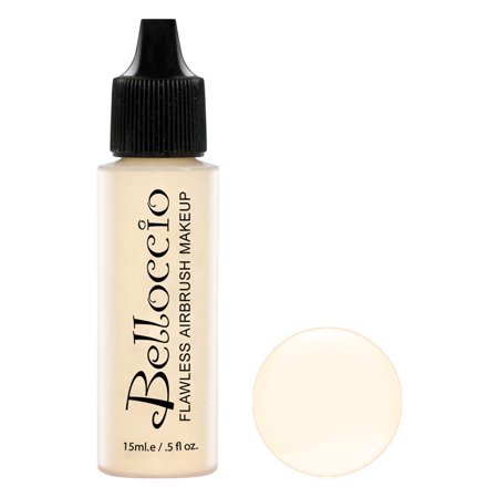 New Belloccio Pro Airbrush Makeup BLANC SHADE FOUNDATION Flawless Face