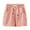 Pink, variant on Children Shorts Boys Girls Drawstring Casual Summer Shorts Clothes Kids Elastic Pants Grey Playwear For Kids 4 Years-5 Years