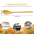 thumbnail image 3 of Wood Spoon ,2-Piece Wooden Spoons, Handmade Natural Asian Wooden Spoons,,0126, 3 of 6