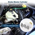 thumbnail image 2 of Unique Bargains Brake Master Cylinder for Nissan Altima 2007-2009 Durable No.46010JR80C Engine Compartment Hydraulic Master Cylinder Silver Tone,White 1 Pcs, 2 of 7