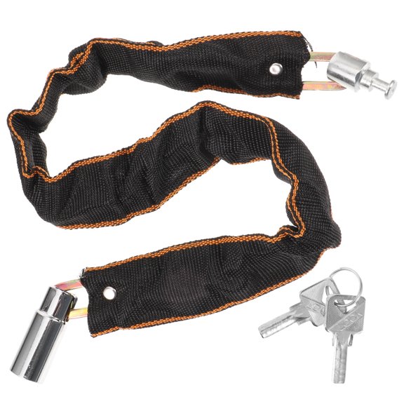 Electric Bike Chain Lock with Key, Anti-Pry Security for E-Bikes and