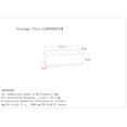 thumbnail image 4 of Contemporary Velvet & Faux Leather Storage Ottoman, 4 of 8