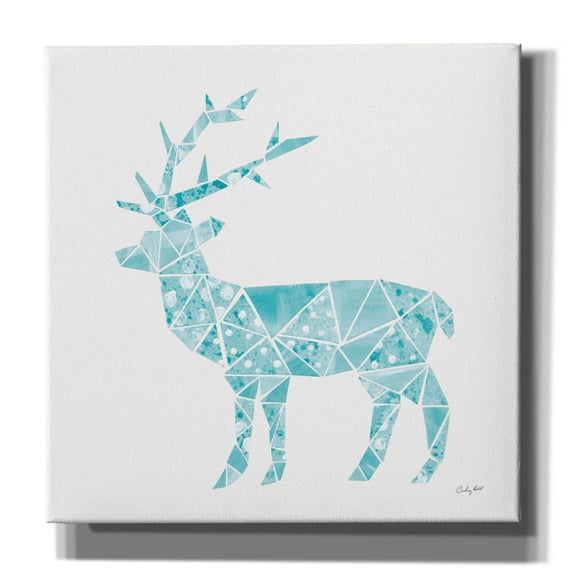 Epic Graffiti 'Geometric Animal IV' by Courtney Prahl, Canvas Wall Art, 37"x37"
