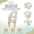 thumbnail image 2 of Dolu Nuve Potty Toilet Training Seat with Adjustable Ladder for Kids 2+, Relax Beige, 2 of 6