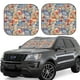 thumbnail image 1 of Balery Set Of Travel Vintage Parasol para parabrisas de coche de 2 piezas | Parasol plegable para parabrisas delantero de coche para la mayoría de sedanes-Small, 1 of 6