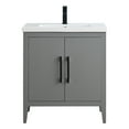thumbnail image 5 of Vanity Art 30” Single Sink Bathroom Vanity Cabinet with Ceramic Countertop, 5 of 9