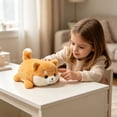 thumbnail image 4 of Realistic Shiba Inu Stuffed Animal Plush Toy, Soft Cuddly Sleep Aid Anxiety Relief Plush Doll, Warm Companion Gift for Kids and Adults Animal Lovers, 4 of 7