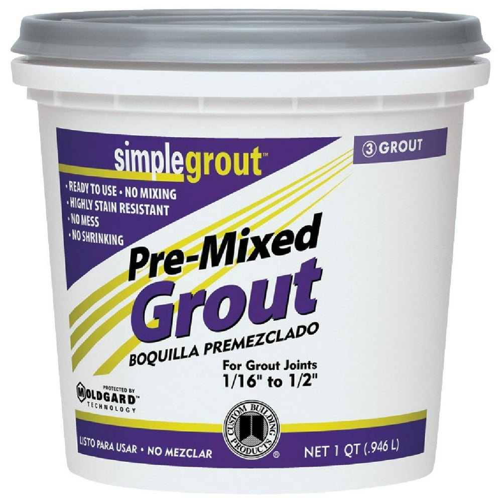 Custom Building Products Simplegrout Quart Linen PreMixed Tile Grout