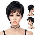 thumbnail image 3 of Kiplyki Fashion Women's Sophisticated Full Wig Short Wig Black Wig Styling Cool Wig, 3 of 9