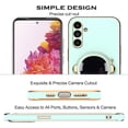 thumbnail image 7 of Compatible with Samsung Galaxy A14 5G Case Silicone TPU Plating, Samsung A14 5G Case Cute Astronaut Pattern Galaxy A14 5G Phone Case with Stand for Women Girls (Green), 7 of 7