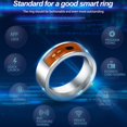 thumbnail image 4 of fashionhome Smart Accessories Waterproof Intelligent Rings NFC Multifunctional Magic Wearable Finger Digital LED Ring, 4 of 9