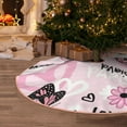 thumbnail image 5 of Haiem Eiffel Tower and Butterflies Pattern Christmas Tree Skirt Merry Christmas Party Christmas Tree Decoration,New Year Decorations-48", 5 of 6