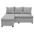 thumbnail image 3 of Sala Esquinera Modular El Bazar Store Tromso Gris plata 160x130 cm Lado Izquierdo ó Drecho Tela Lino nacional, 3 of 6