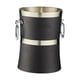 thumbnail image 4 of Cubo de Hielo Cubo de Hielo Aislado 2L Creativo con Mango Bañera de Metal para Bebidas Bañera para Enfriar Bebidas para el Hogar Interior y Exterior Negro Plata, 4 of 8