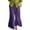 Purple, variant on Wide Leg Pants Woman Themed Ethnic Style Cotton And Linen Nine Inch Pants 2025 Summer New Loose Flesh Covering Artistic And Wide Leg Casual Pants For Commuting Business Work Casual Pants