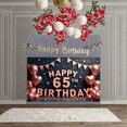 thumbnail image 6 of Decorative Design Happy 65th Birthday Banner Balloon Decoration Party Decoration Birthday Party for Senior Celebration Event, 6 of 8