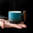 thumbnail image 3 of ACDANC 2026 New Ceramic Espresso Cups with Wooden Handle,Small Coffee Cups Double Shot Espresso Cups for Coffee,Espresso,Home,Office,Cafe,Drink, 3 of 7