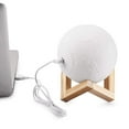 thumbnail image 2 of Kid Universe Moon toy outer space bedroom 3D Globe Touch Lamp remote 8 in., 2 of 8