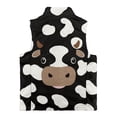 thumbnail image 5 of Pzuqiu Cow Print Sleeveless Vests Casual Clothes for Girls 11-12 Soft Lightweight Zipper Winter Sleeveless Jacket with Pockets Fleece Fall Outfits Fashion Clothing for Daily Life, 5 of 7