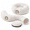 Cream White-Round, variant on Straight Cat Tunnel For Indoor Cats 47"x12" Purple Flower