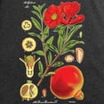 thumbnail image 3 of CafePress - Vintage Pomegranate - Women's Long Sleeve Charcoal Gray Pajamas, 3 of 7