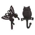 thumbnail image 6 of Raindrops  2 Pcs Animals Design Hook Wall Mounted Hooks Retro Decor Home, 6 of 8